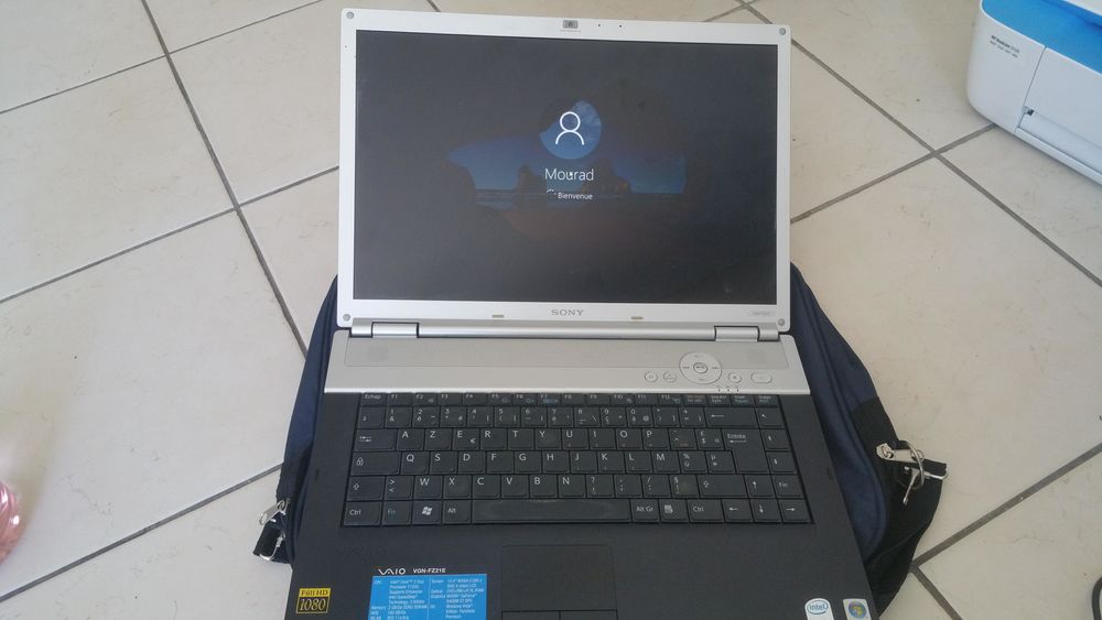 Ordinateur portable Sony Vaio marche uniquement sur prise Matériel informatique