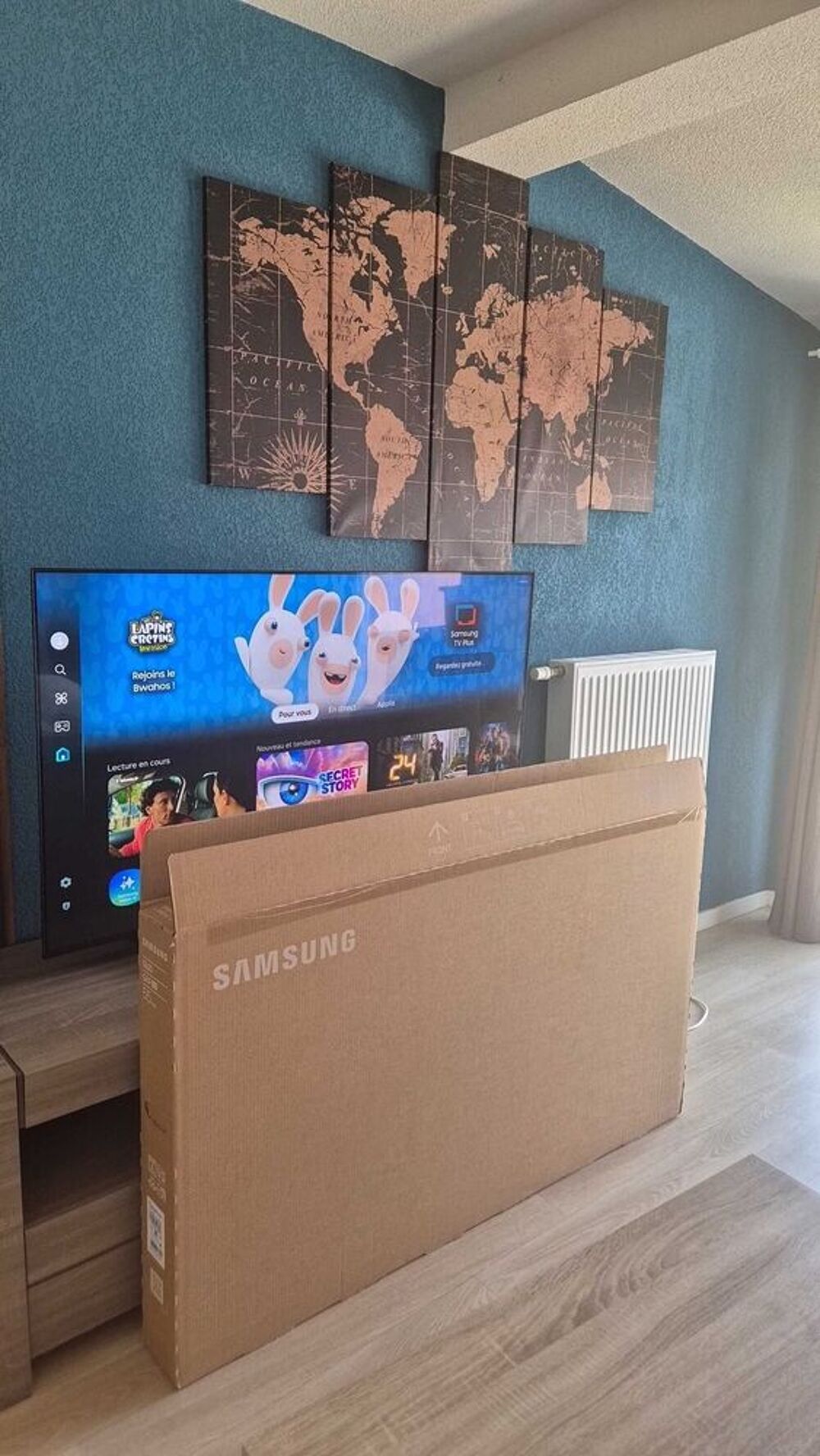 Tv QLED samsung smart tv Wi-Fi 55 pouces neuve Photos/Video/TV