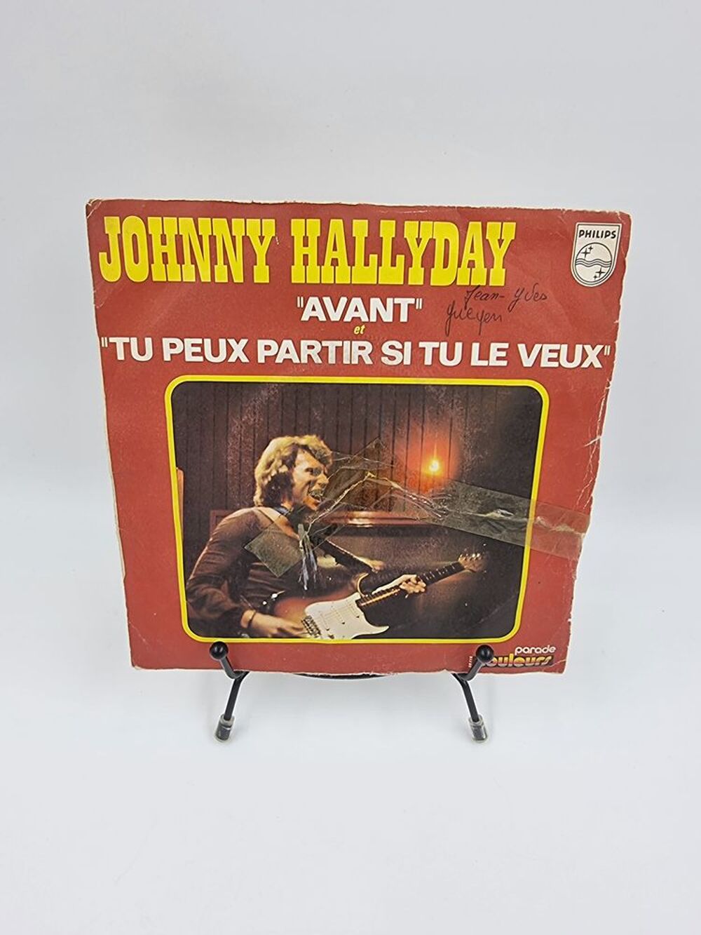 Vinyle 45 tours Johnny Hallyday : Avant / Tu Peux Partir... CD et vinyles