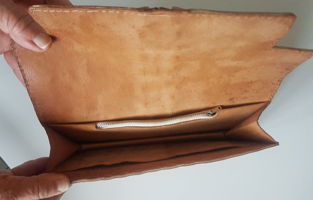 Pochette en peau Maroquinerie