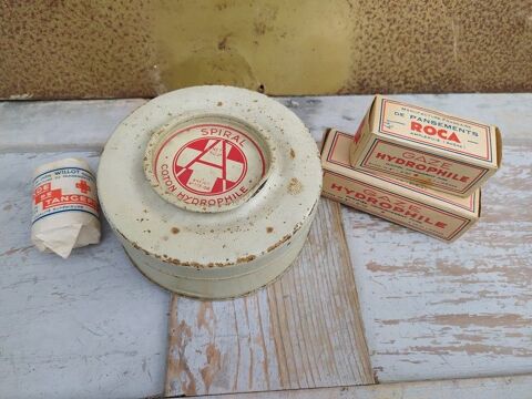 Anciennes Boites Secours M�dical Pharmacie Guerre WW2 55 Loches (37)