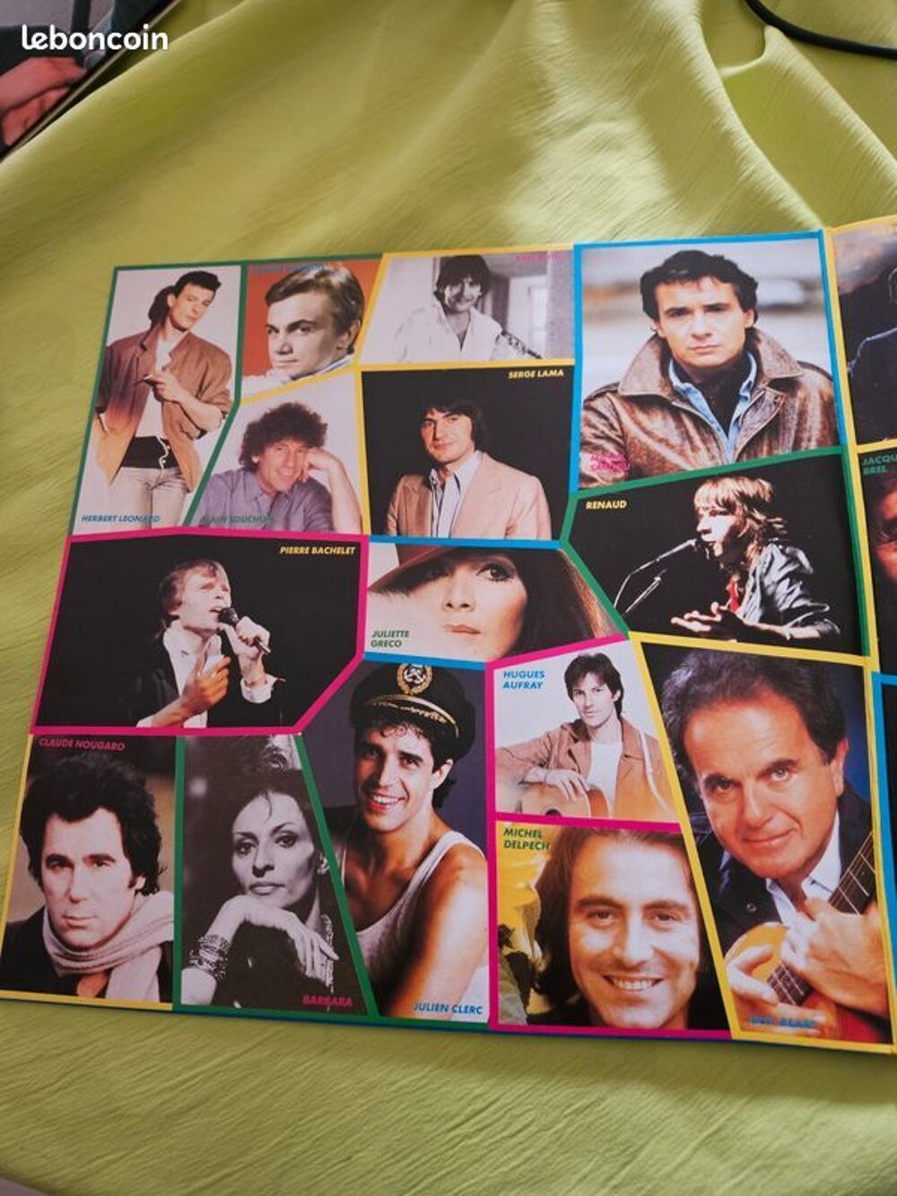 2 vinyles Le Disque Des Records De La Chanson Fran&ccedil;aise 8 CD et vinyles
