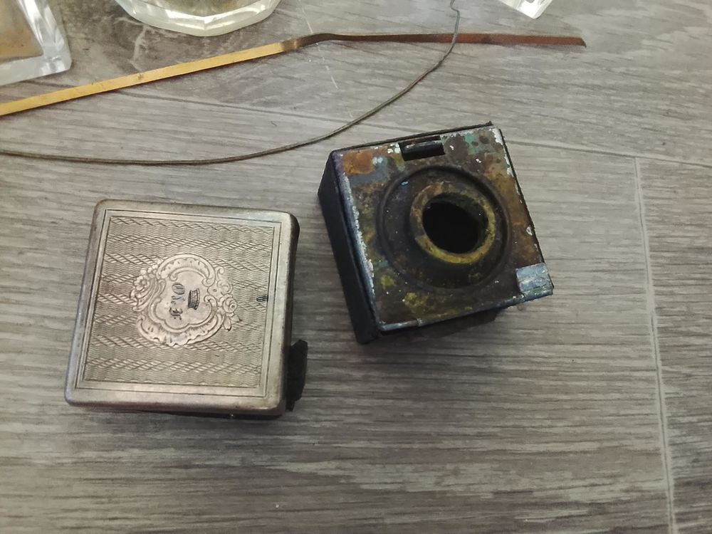 N&eacute;cessaire de toilette dans son coffret Epoque Napol&eacute;on III 