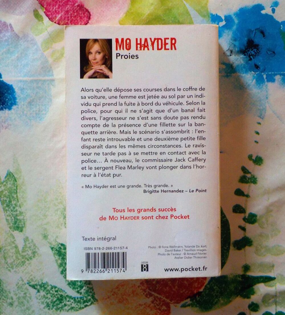 PROIES de Mo HAYDER Ed. Pocket Livres et BD