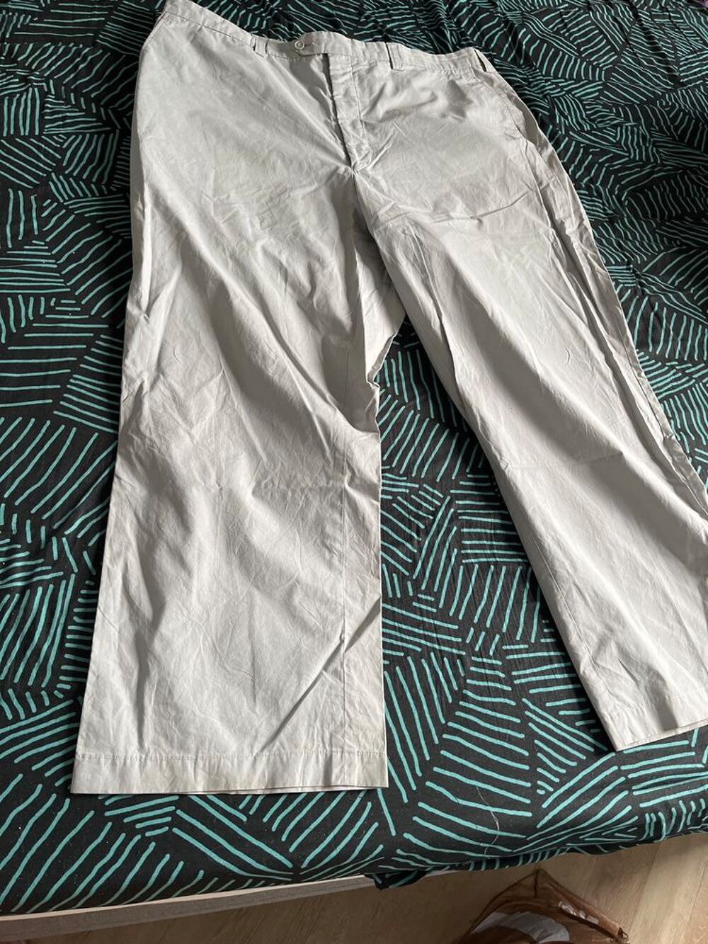 Pantalon l&eacute;ger en coton huil&eacute; Vêtements