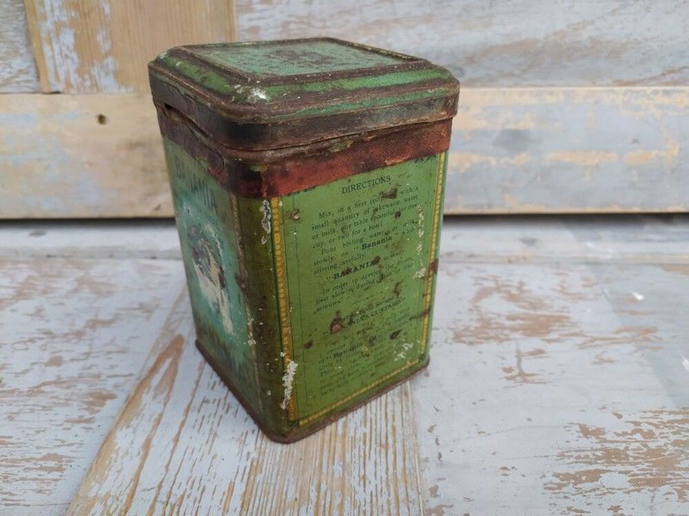 Rare Boite Banania L'Antillaise Cr&egrave;mes et Entremets 