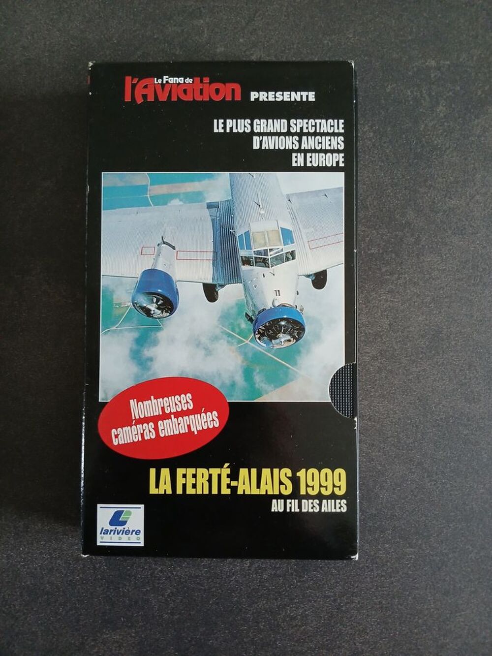 CASSETTES K7 L'AVIATION LA FERTE-ALAIS 1999 AU FIL DES AILES Photos/Video/TV