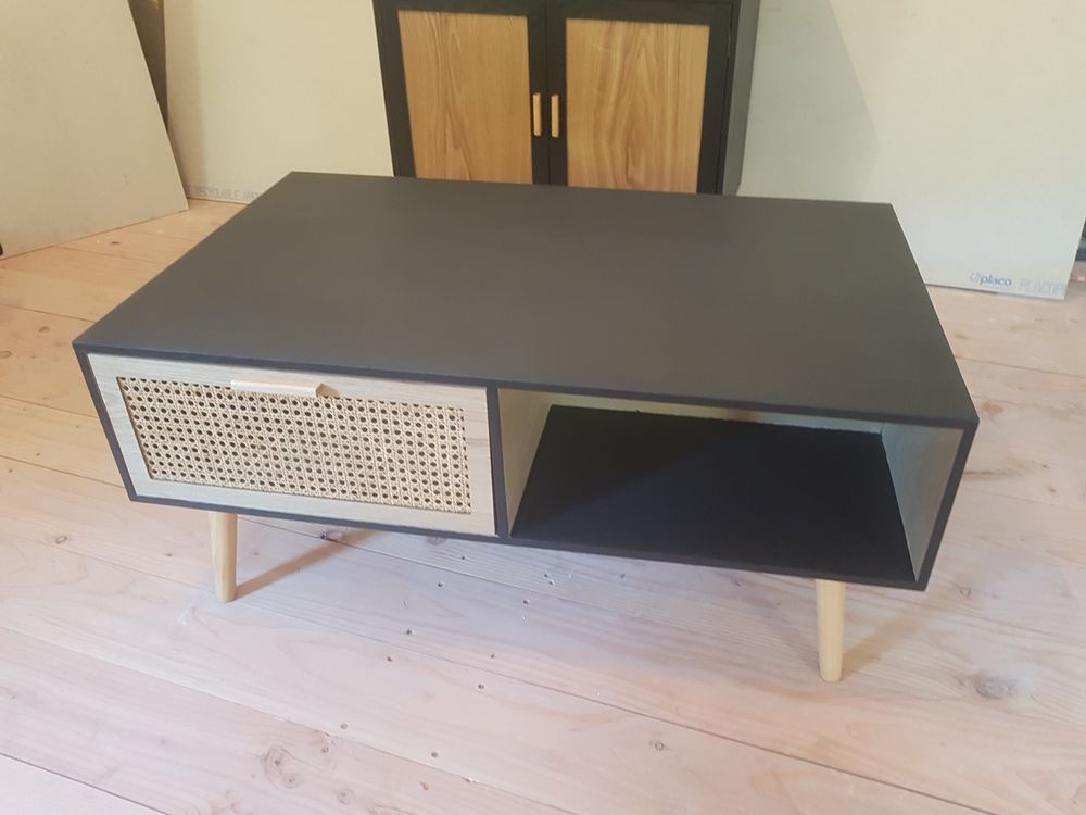 Table basse 2 niches 2 tiroirs Meubles