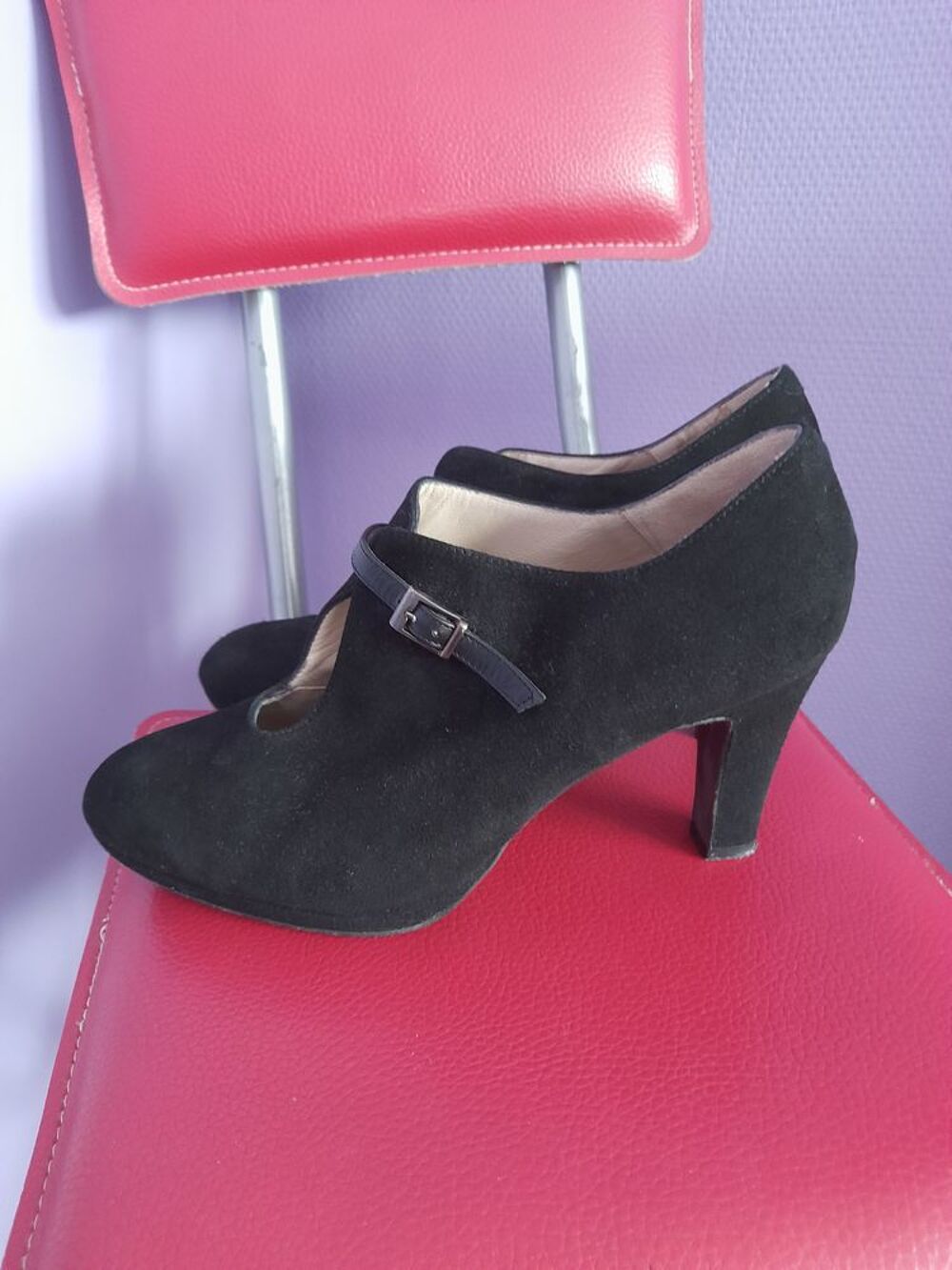 Chaussures daim noir Chaussures