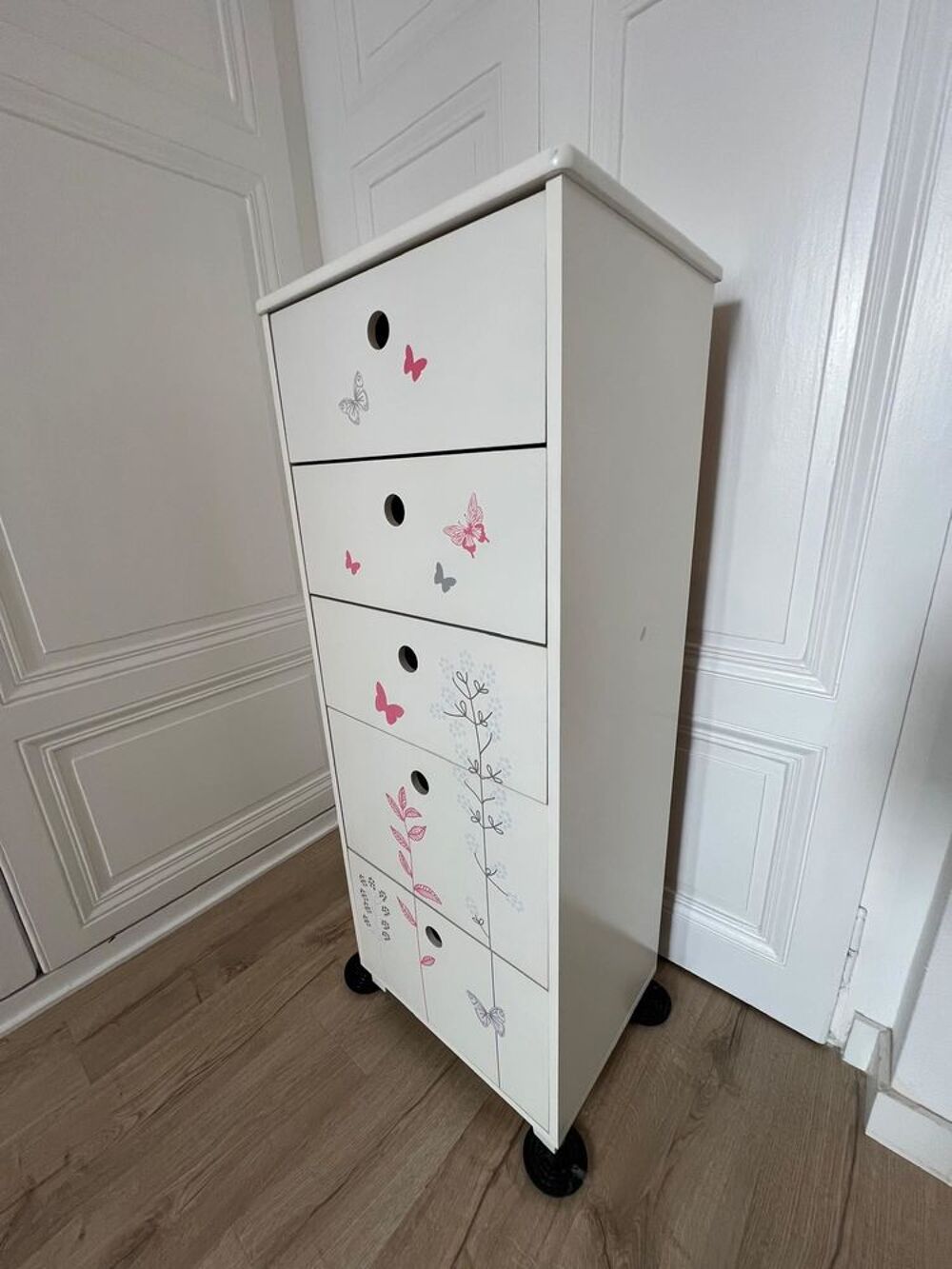 Commode enfant papillon (Vertbaudet) Mobilier enfants