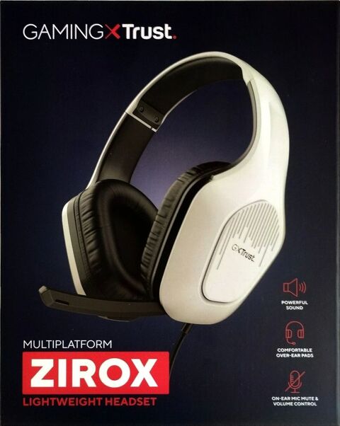 Casque Gaming Trust GXT 415 Zirox ? PC, Xbox, PS4/PS5 20 Denain (59)