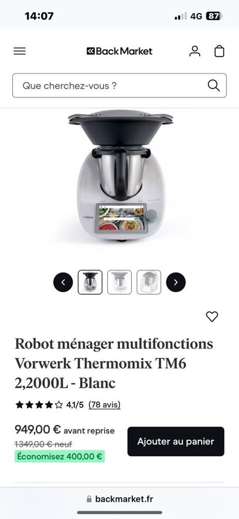 termomix tm6 500 Lyon 8 (69)