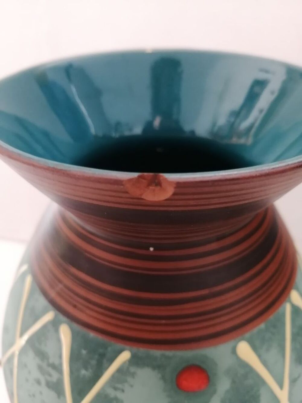 Vase vintage W. GERMANY des ann&eacute;es 1950 Décoration