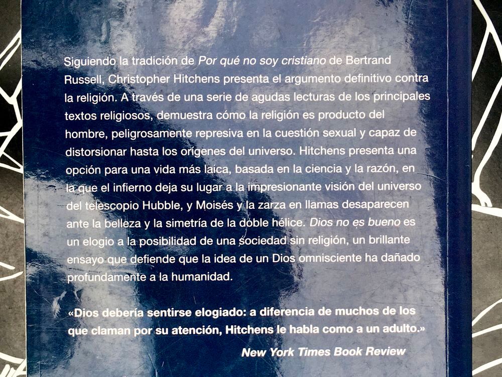 Dios no es bueno, alegato contra la religi&oacute;n de C.Hitchens Livres et BD
