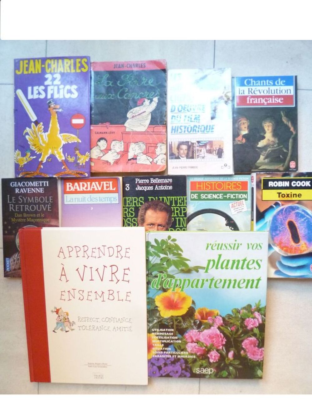 livres divers : foire aux cancres, science fiction, .... Livres et BD