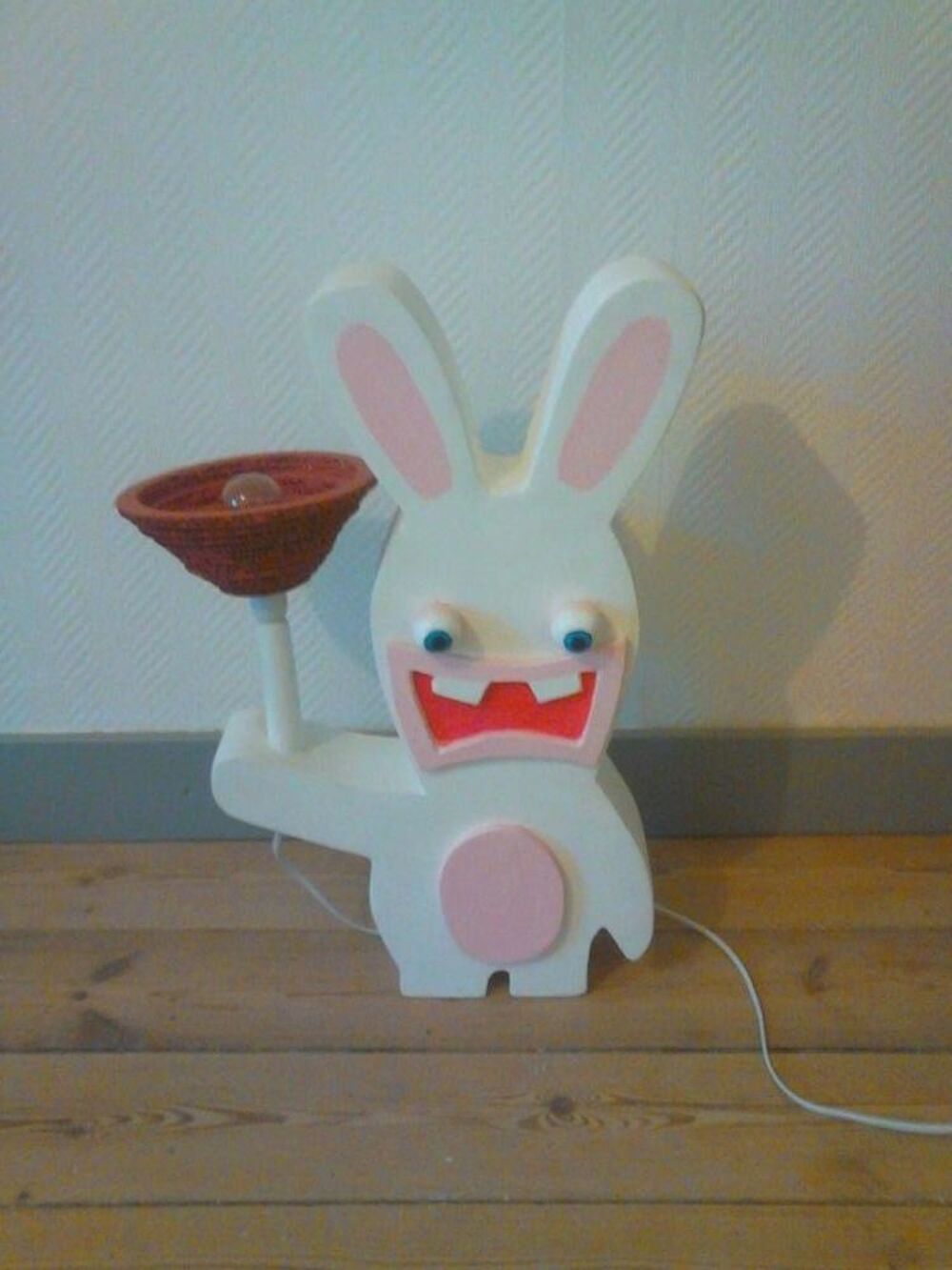 Lampe de chevet lapin cr&eacute;tin Mobilier enfants
