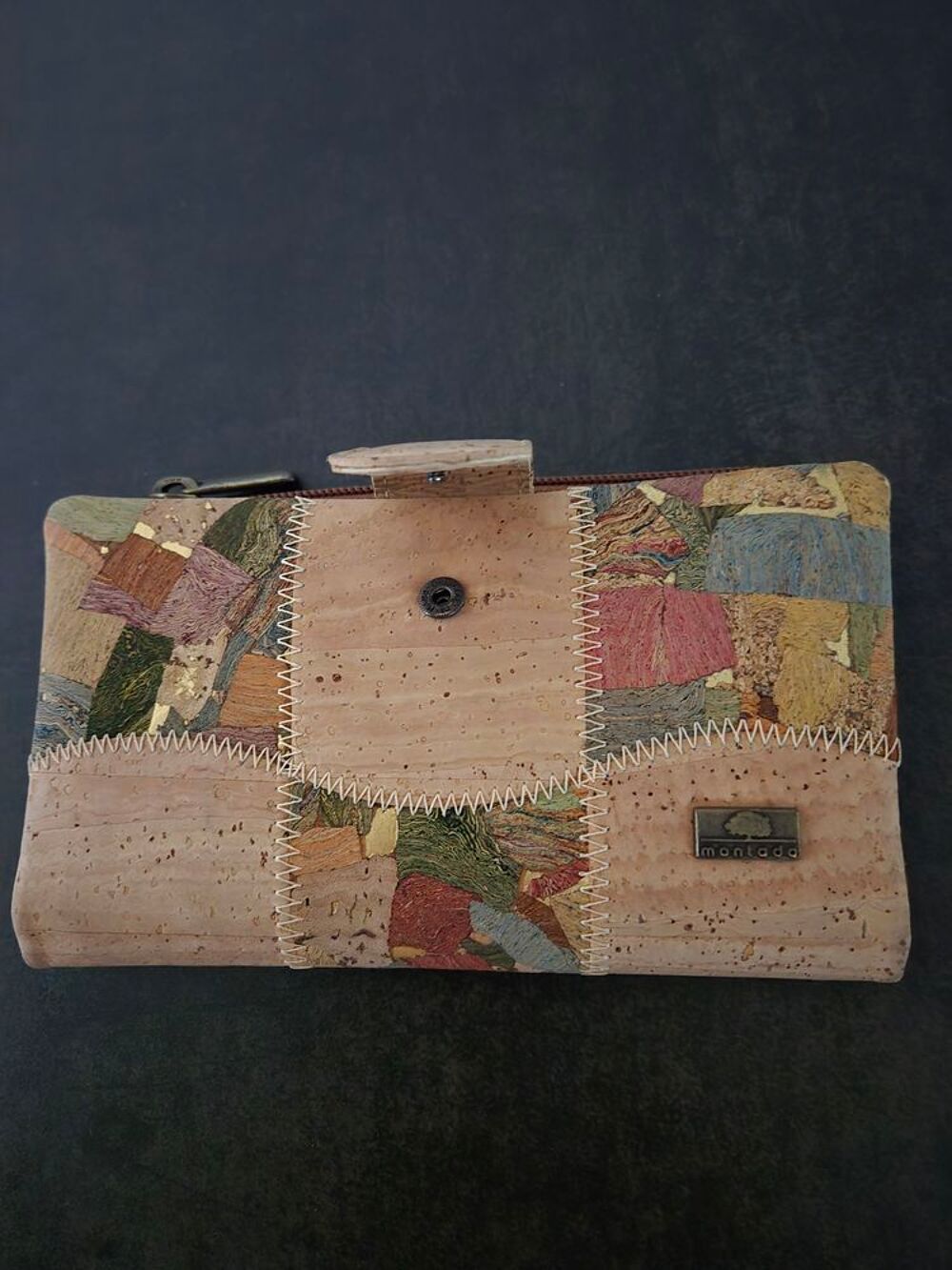Porte cartes en li&egrave;ge v&eacute;ritable Maroquinerie