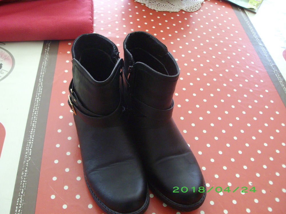 bottine noir pointure 40 Chaussures