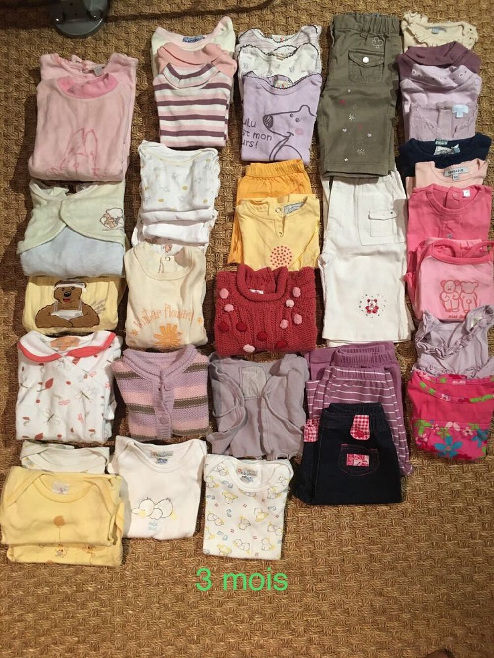 Lot v&ecirc;tements b&eacute;b&eacute; fille plusieurs &acirc;ges Vêtements enfants