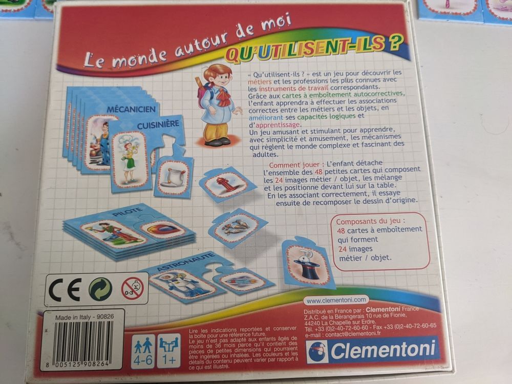 puzzle des m&eacute;tiers Jeux / jouets