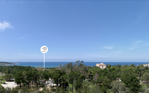    T1 VUE MER  28,11 m2, terrasse 10,25 m2, parking priv�. Appartement - 1 pi�ce(s) - 28 m�