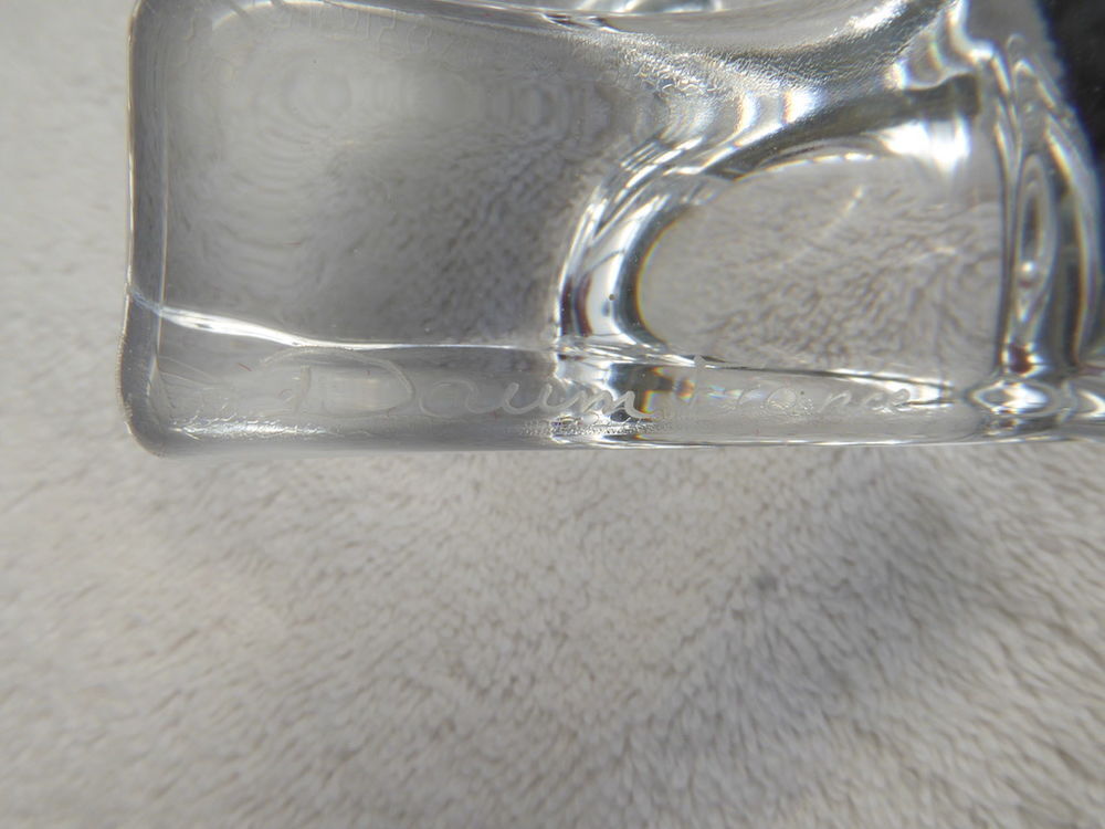 Cendrier en cristal de Daum Décoration