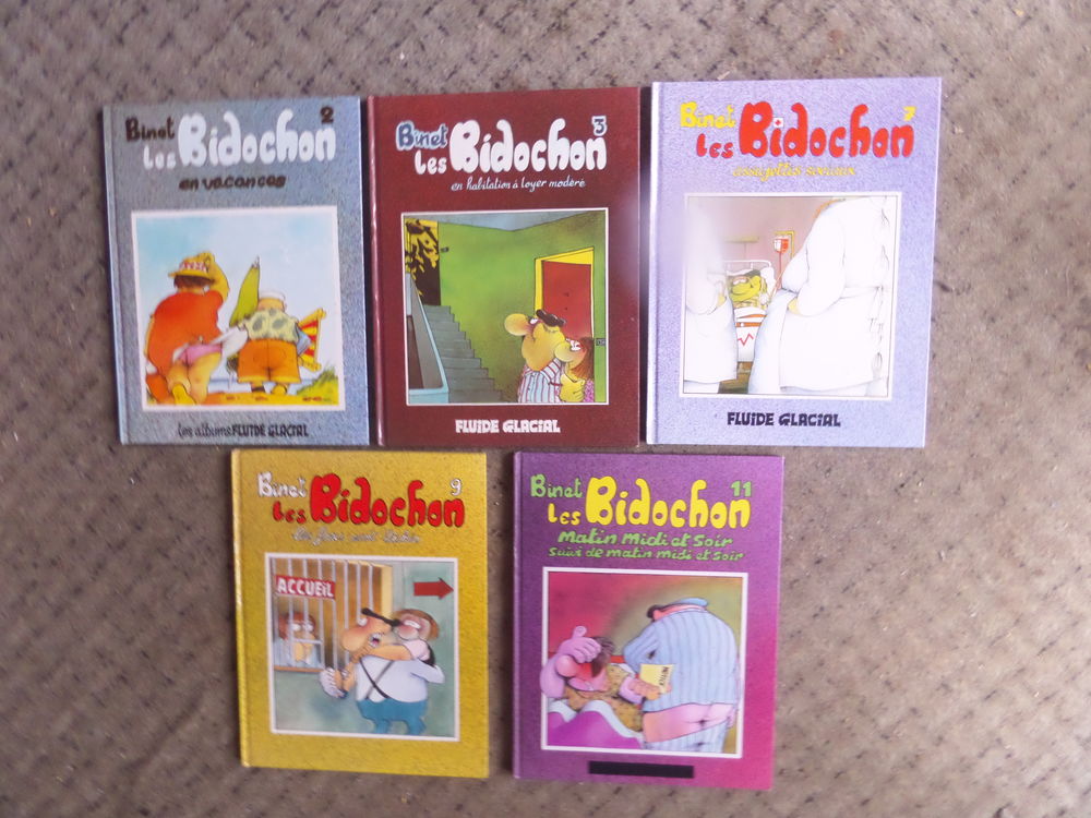 5 bandes dessin&eacute;es des BIDOCHONS Livres et BD