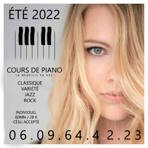 Cours de piano 0 60510 La neuville-en-hez