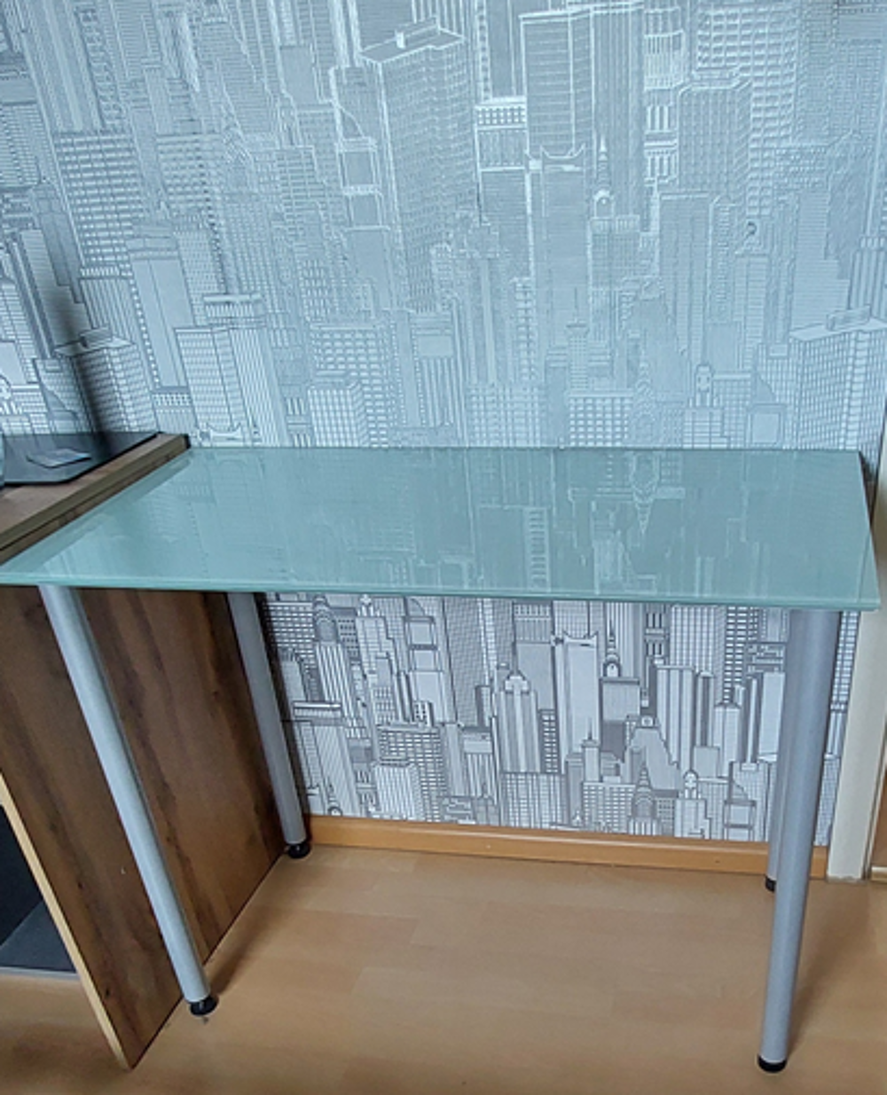 BUREAU EN VERRE POLI Meubles