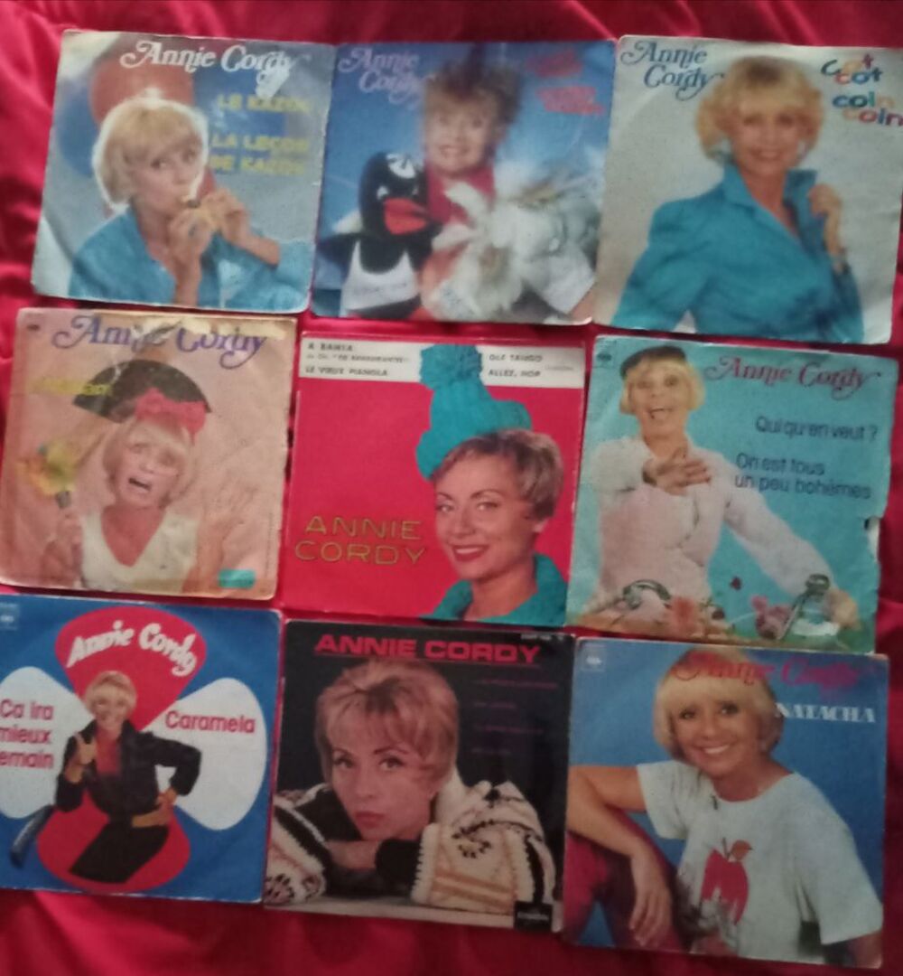 LOT DE 76 X DISQUES 45 TOURS FRANCAIS // A/ CD et vinyles
