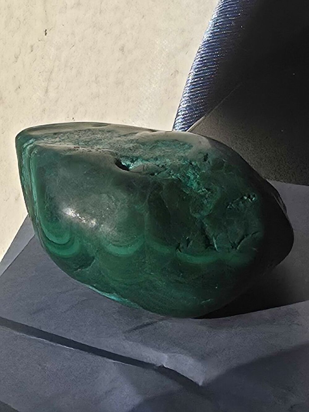 Pierre de Malachite Chrysocolle Naturelle-Katanga 181g 