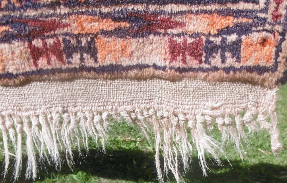 Tapis IRAN ancien laine fait main, 200x110 Décoration