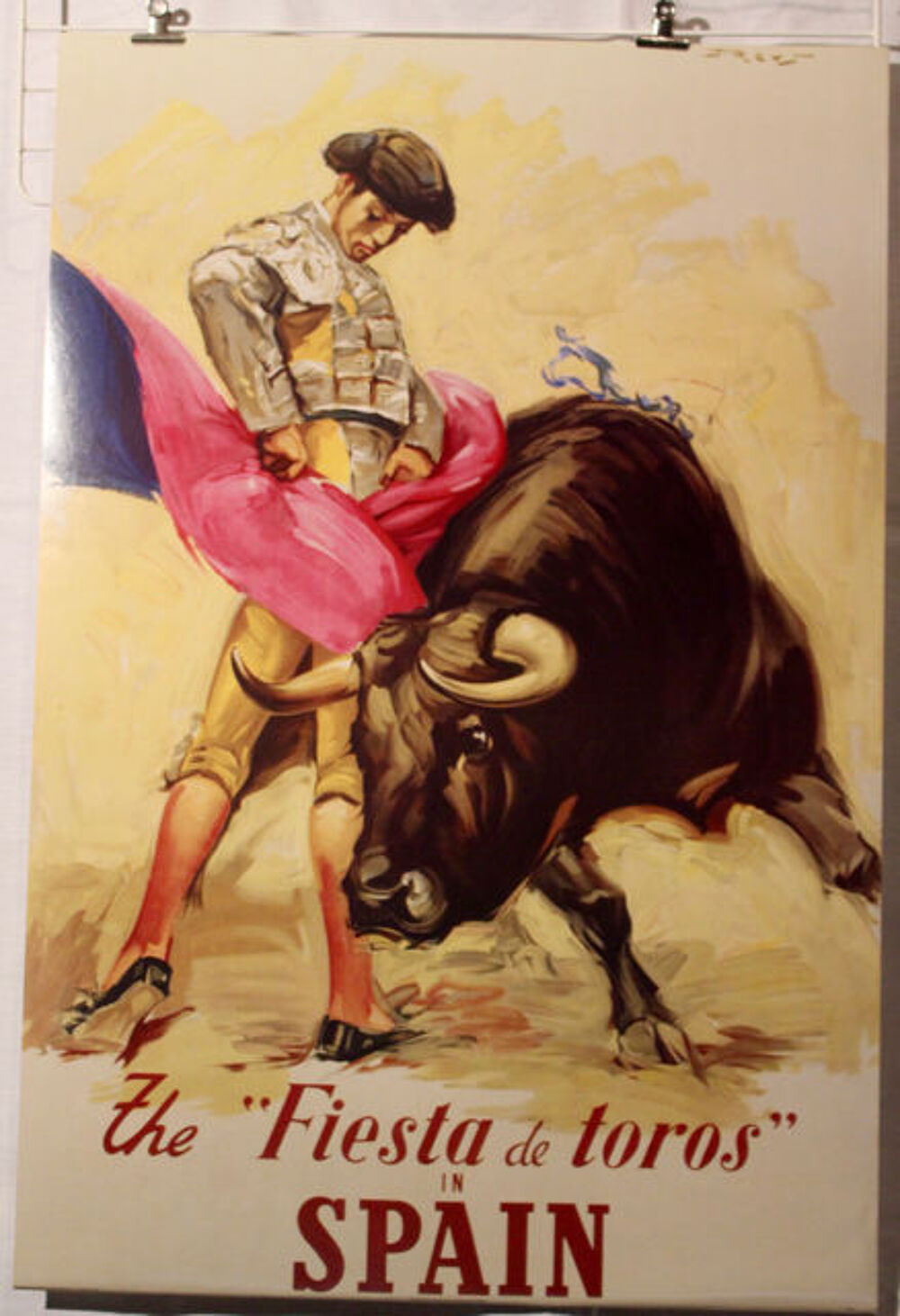 Poster :"FIESTA DE TOROS " Décoration