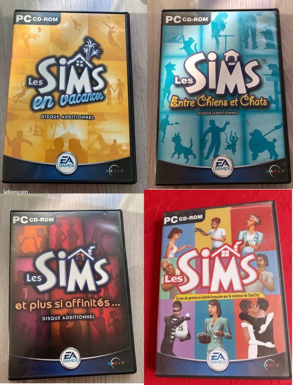 5 Jeux les sims pour PC Consoles et jeux vidos