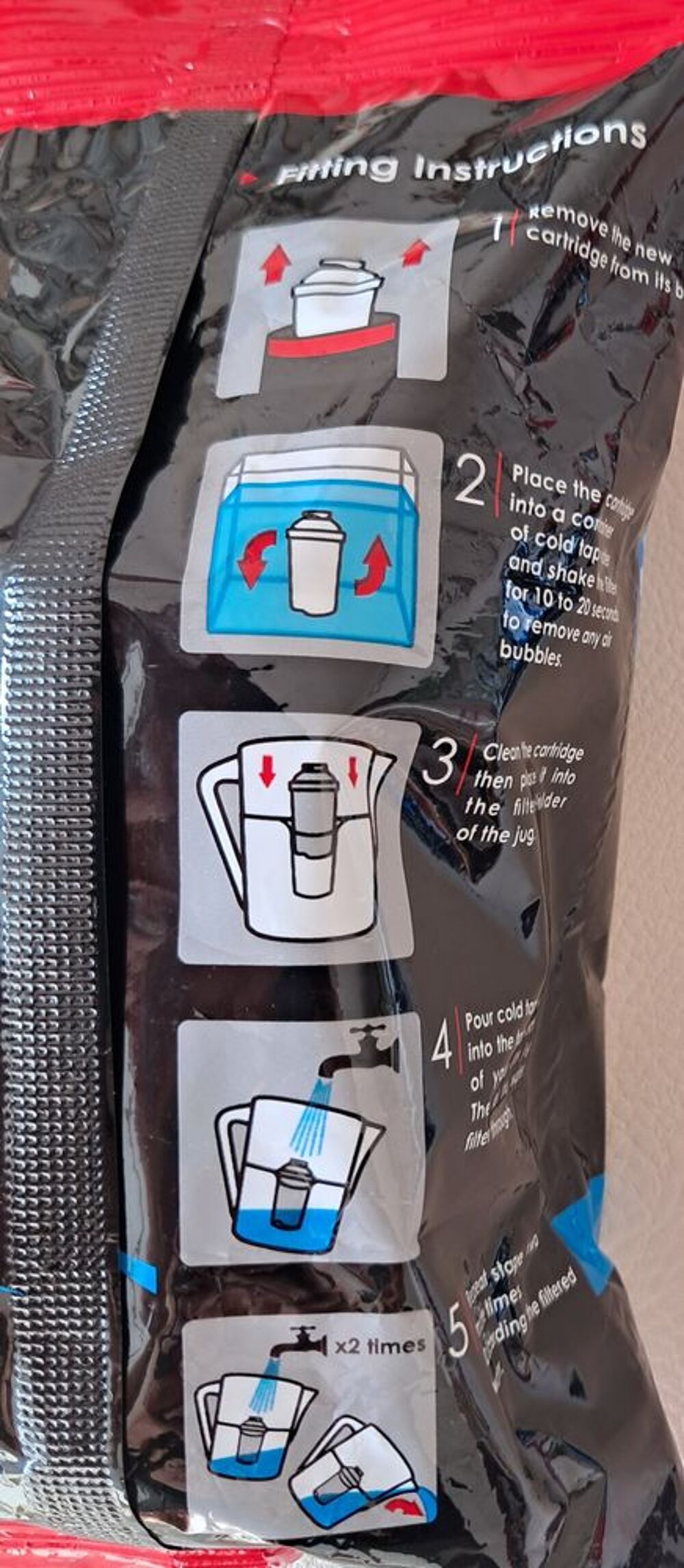  Lot de 6 cartouches filtrantes FL601T compatibles Brita Electroménager