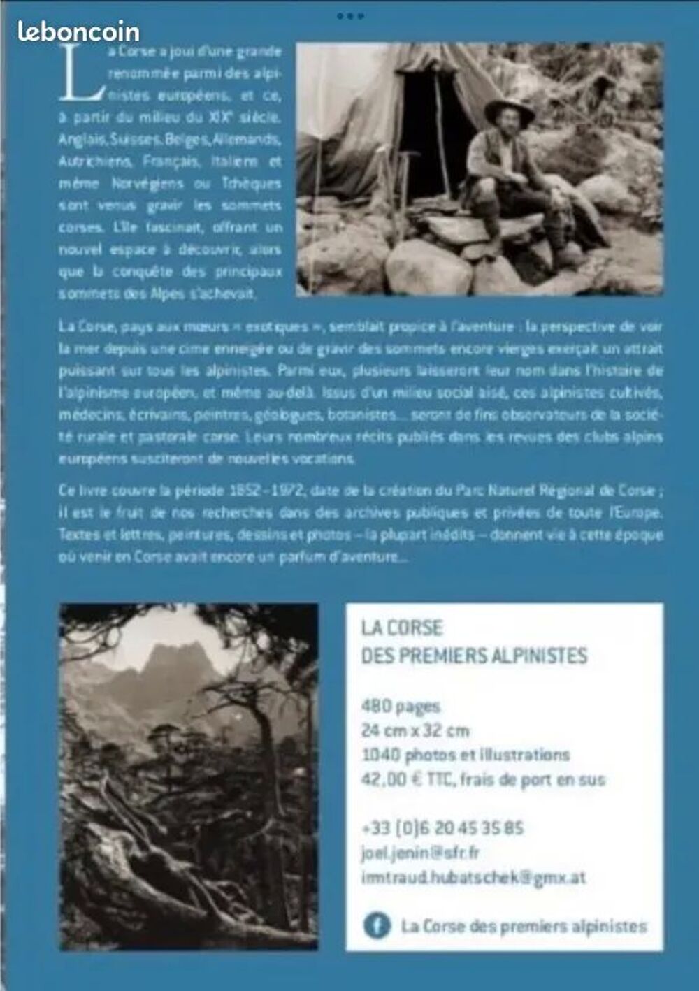 La Corse Des Premiers Alpinistes Livres et BD