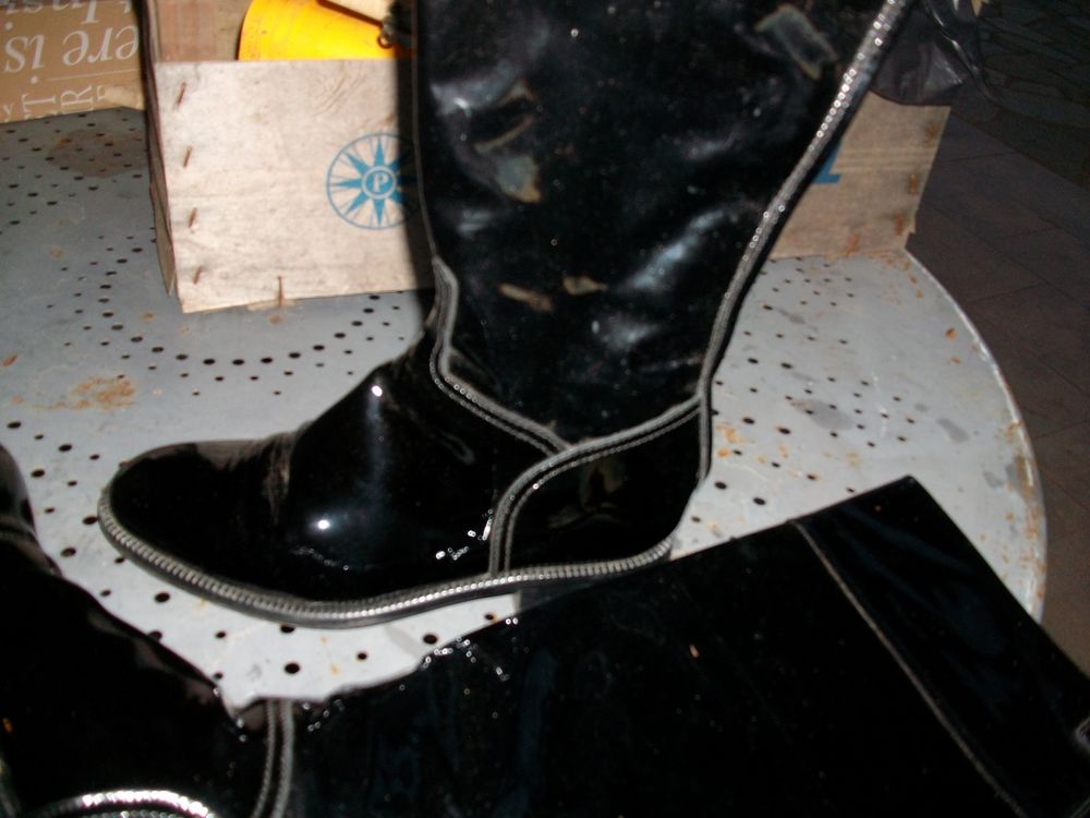 bottes en cuir Chaussures