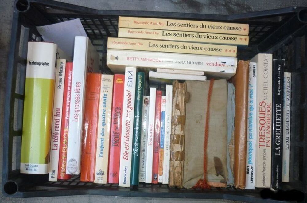 Stock de livres pour le prix d'un. Livres et BD
