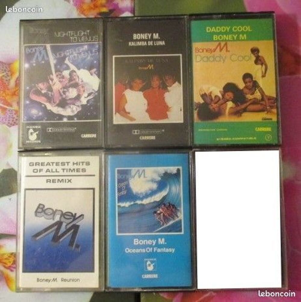 Cassettes audio Boney M CD et vinyles