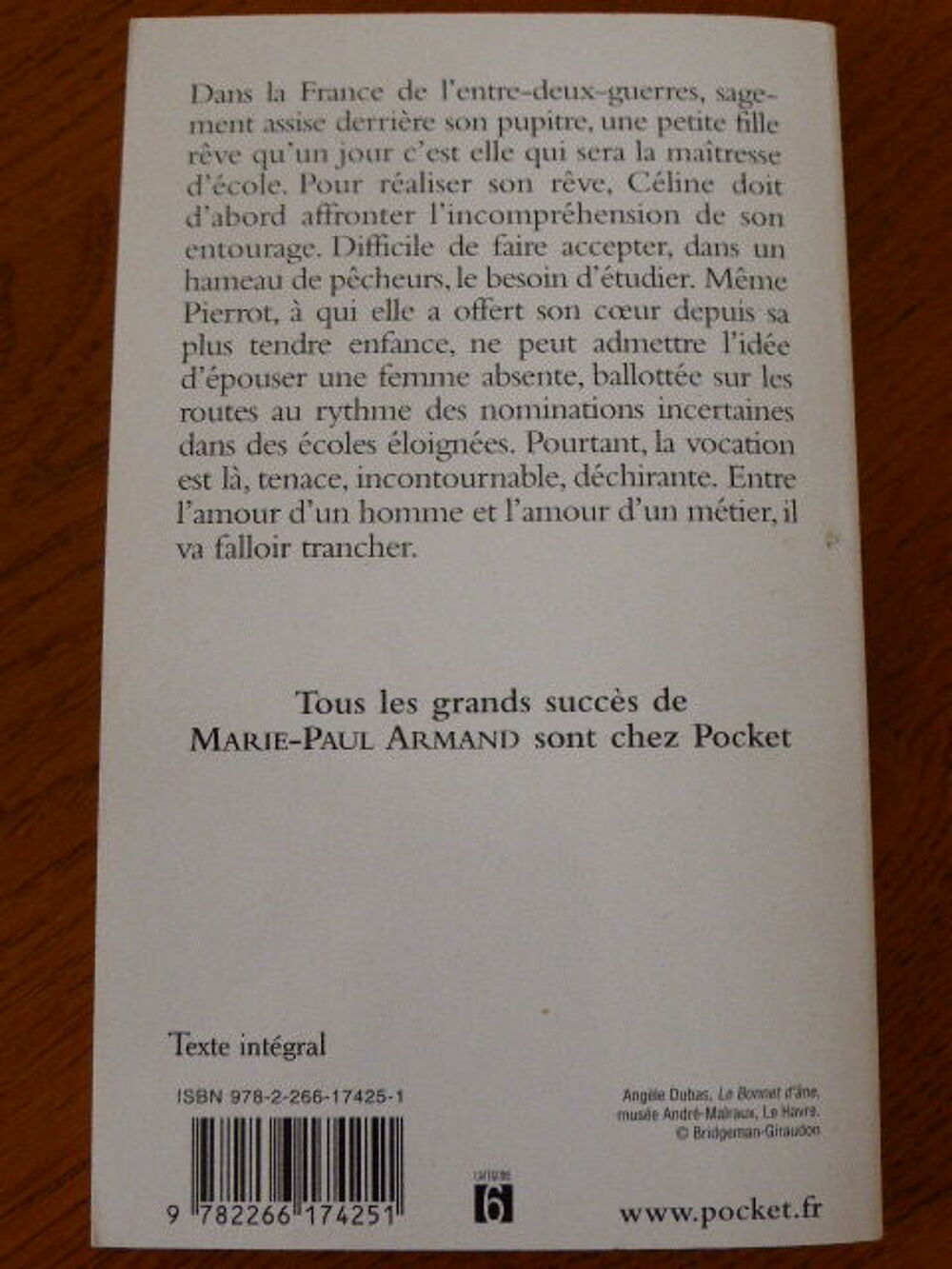 La maitresse d'&eacute;cole Marie Paul ARMAND Livres et BD