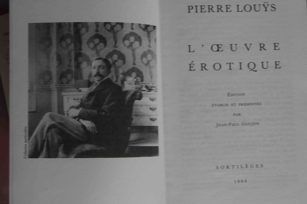 oeuvre erotique(l') Livres et BD