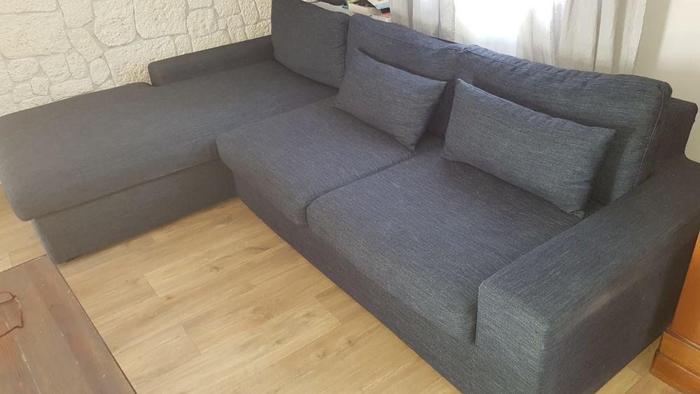 Canap&eacute; angle IKEA bleu Meubles