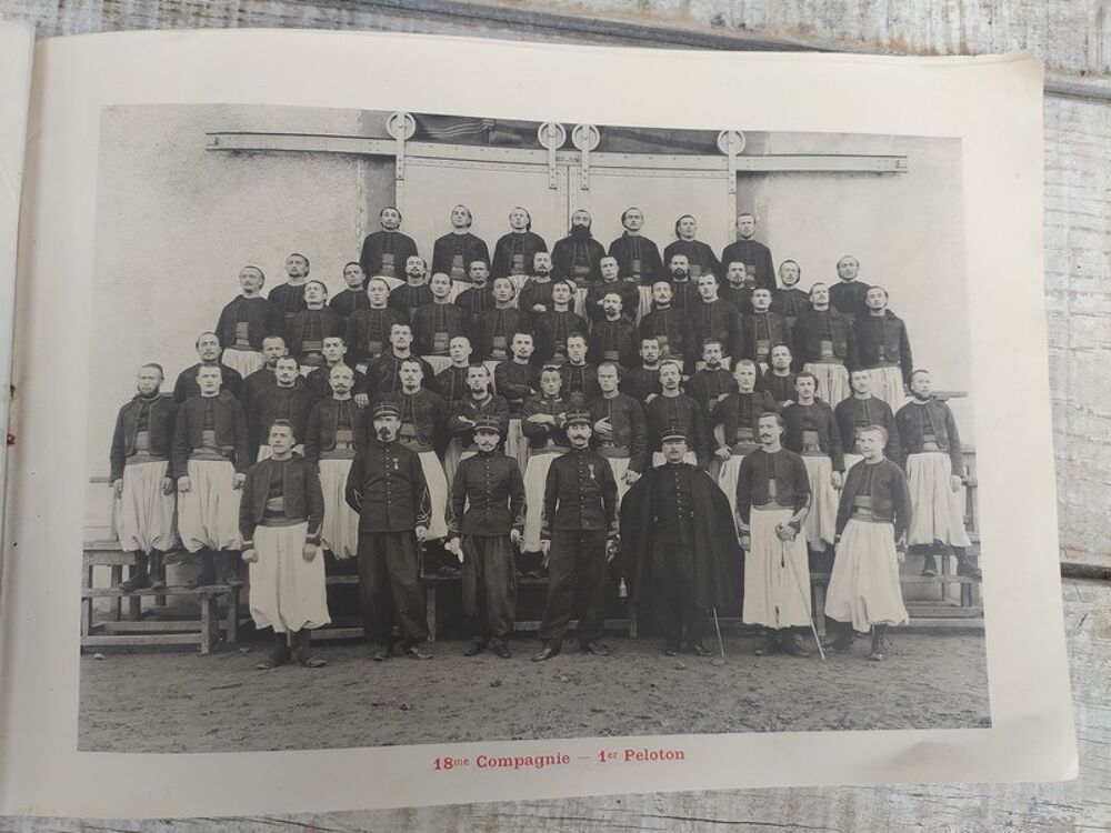 Album Photos Militaires 2&egrave;me et 3&egrave;me Zouaves Sathonay 1903 