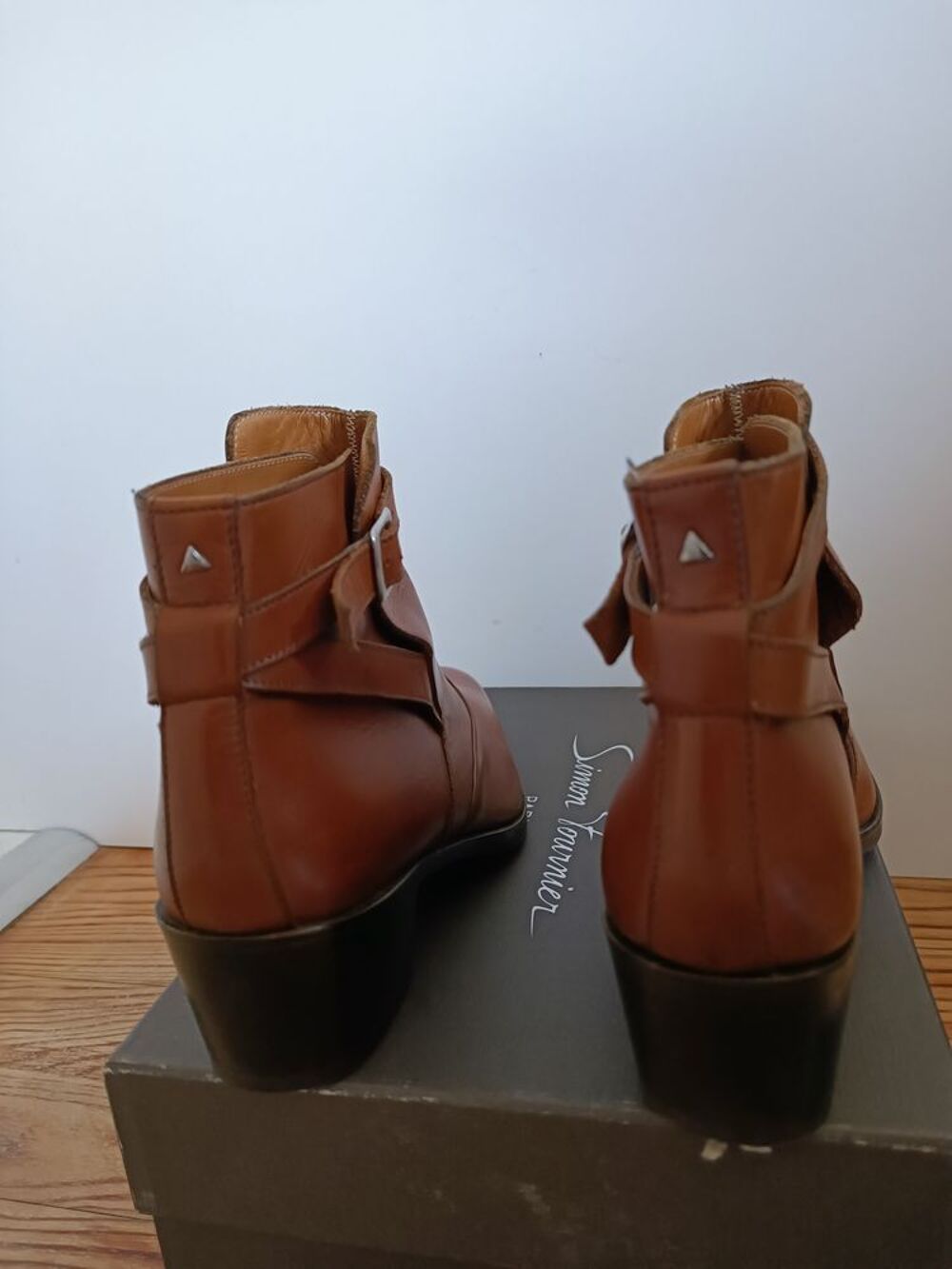Bottine cuir jodhpur Simon Fournir bottier Paris taille 39 Chaussures