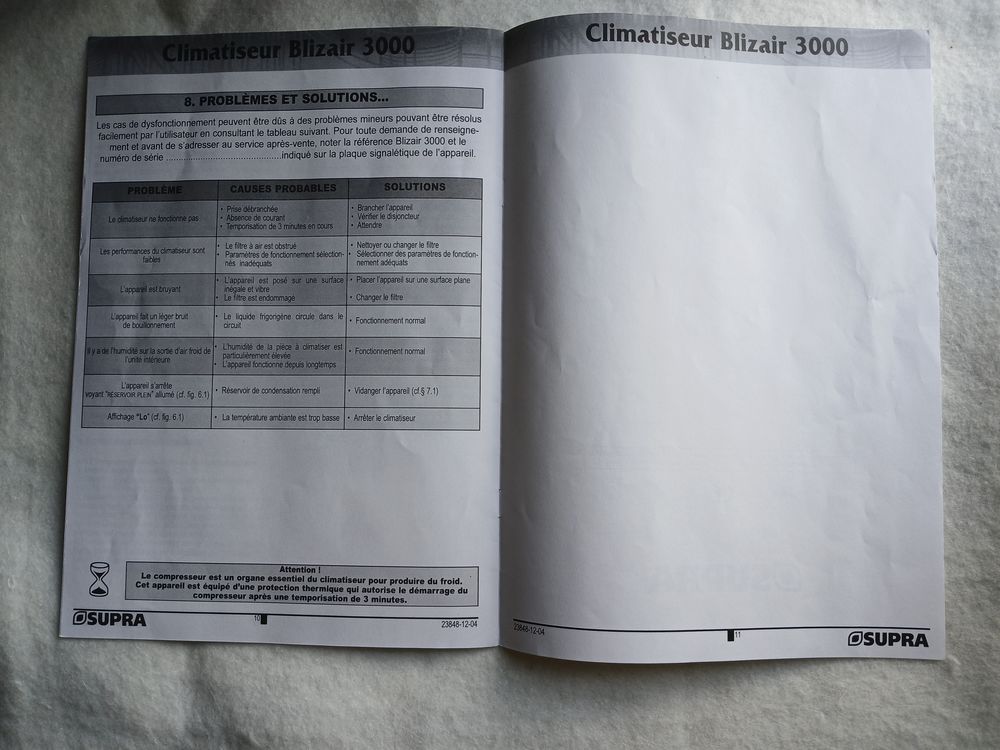 CLIM/CLIMATISEUR SUR ROULETTES/MOBILE CLASSE A Electrom�nager