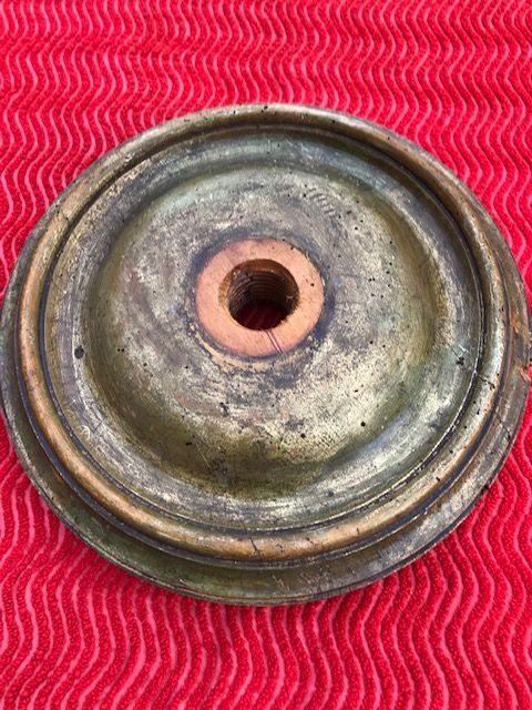 Socle ANCIEN en bois dor� 15 Mottier (38)