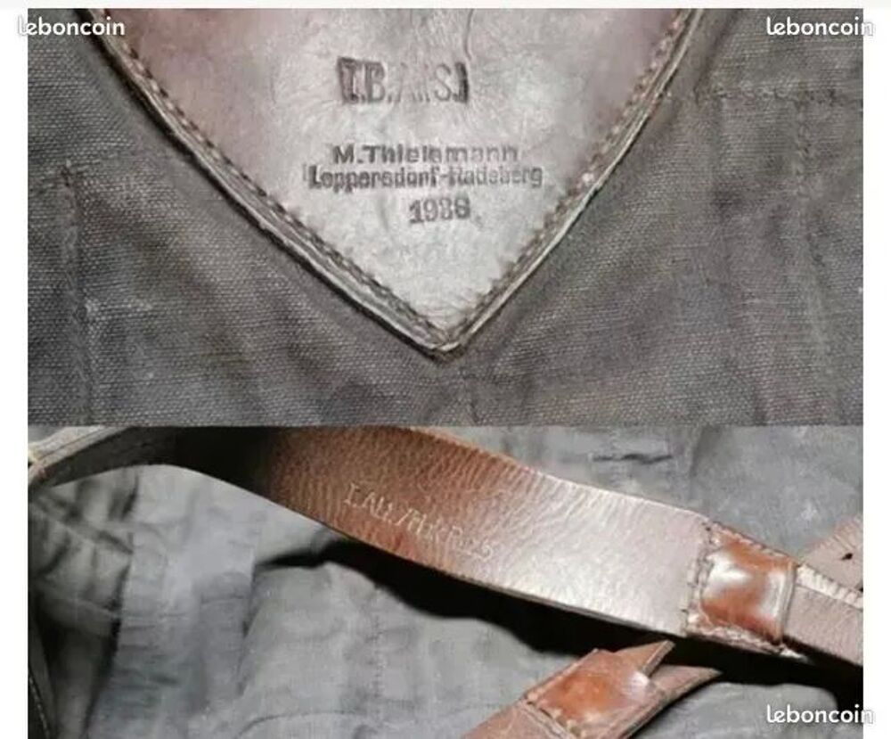 Sac dos LW aviation Allemand WW2 lba 