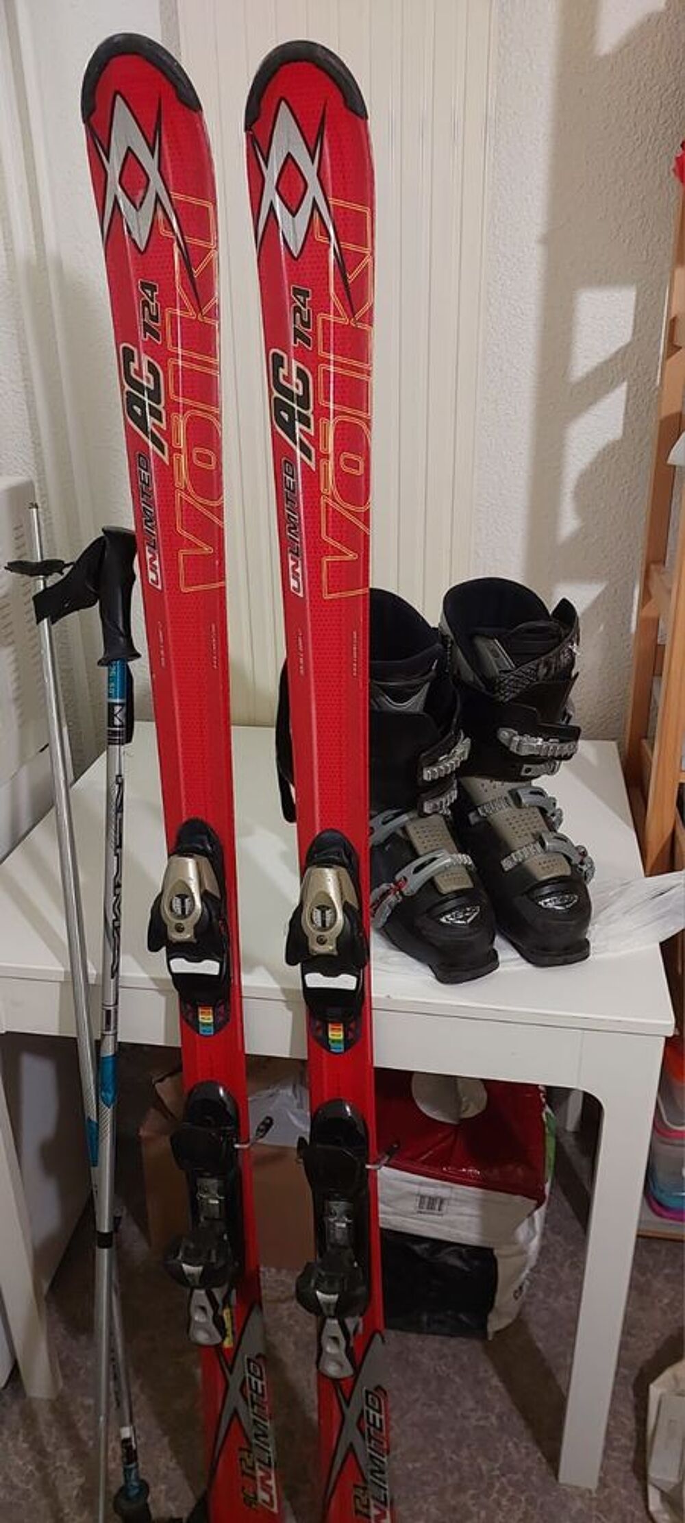 Ski + boots + poles Sports