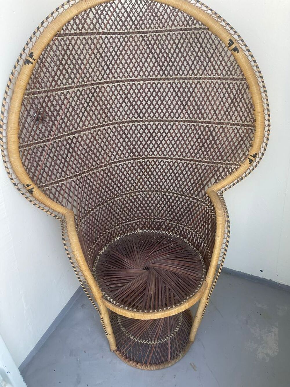 Fauteuil Emmanuelle en rotin Meubles