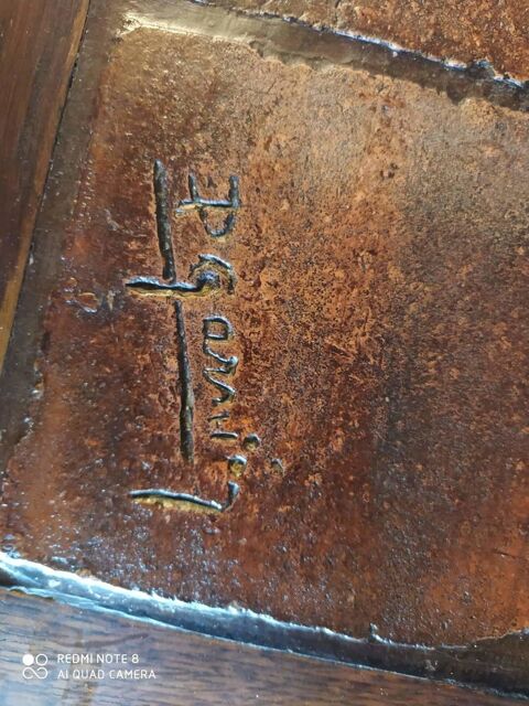 Table chne massif et carrelages  70 Frin (59)